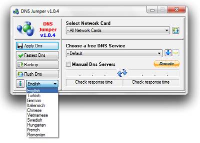 Versi terbaru DNS Jumper v.1.0.4
